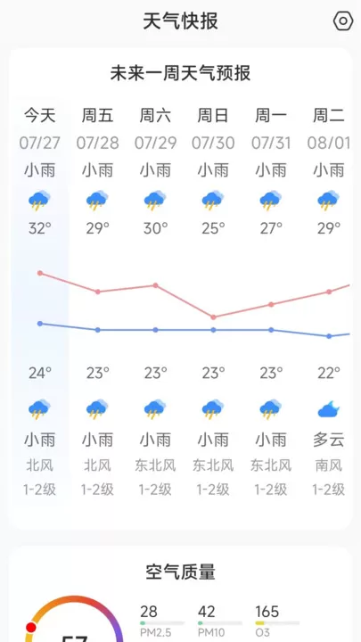 天气快讯