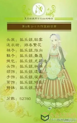 《夏目的美丽日记》第四章平民匹配五星攻略