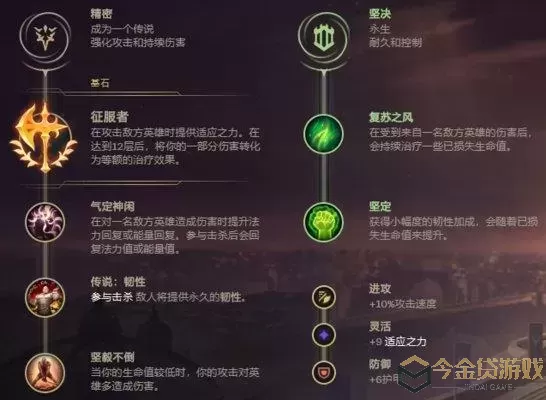 lol辅助符文通用天赋2020